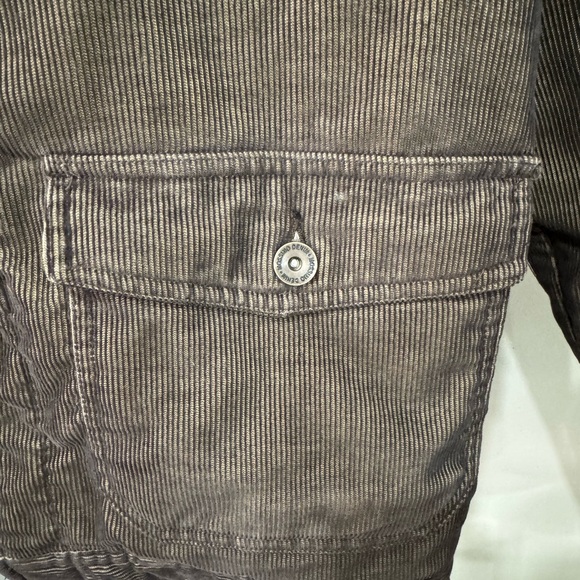 Mossimo brown corduroy Sherpa lined jacket size S - Picture 2 of 8